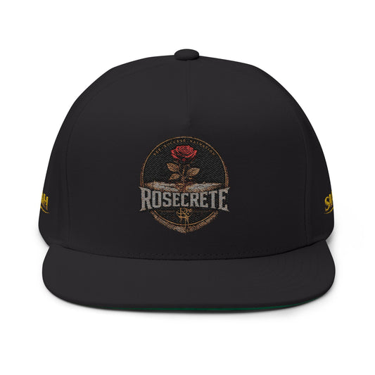 S.I.A.H Rosecrete Flat Brim Cap